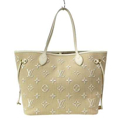 Louis Vuitton Tote Bag By The Pool Neverfull MM M22839 Beige Cotton