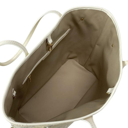 Louis Vuitton Tote Bag By The Pool Neverfull MM M22839 Beige Cotton