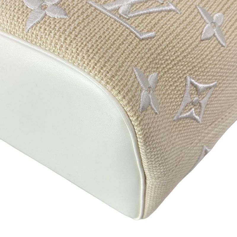Louis Vuitton Tote Bag By The Pool Neverfull MM M22839 Beige Cotton