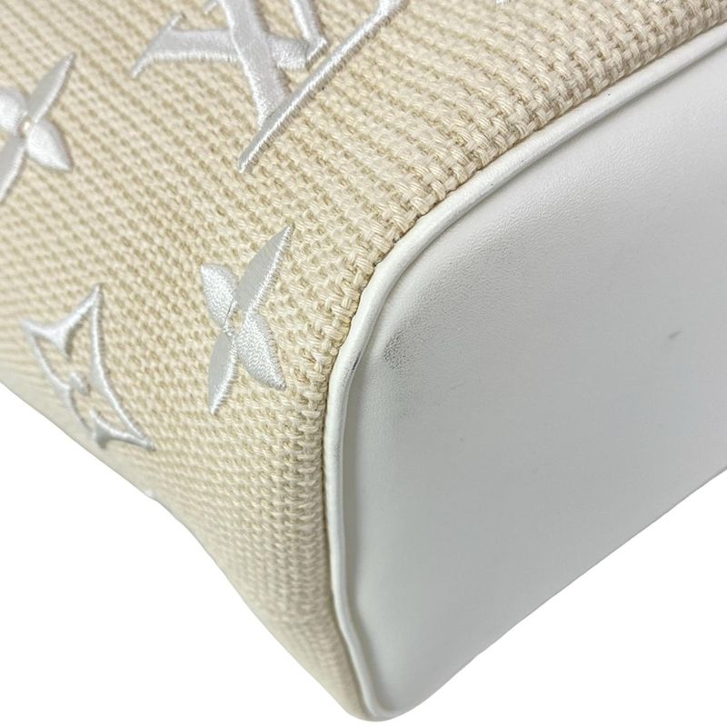 Louis Vuitton Tote Bag By The Pool Neverfull MM M22839 Beige Cotton