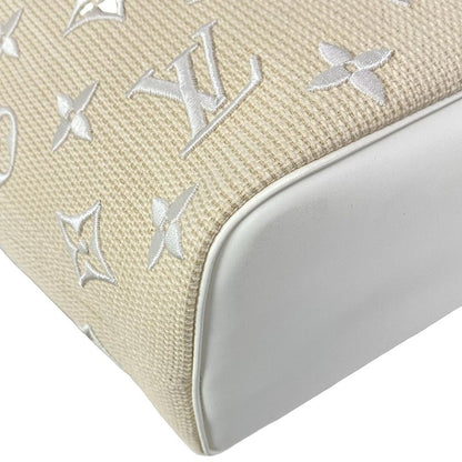 Louis Vuitton Tote Bag By The Pool Neverfull MM M22839 Beige Cotton