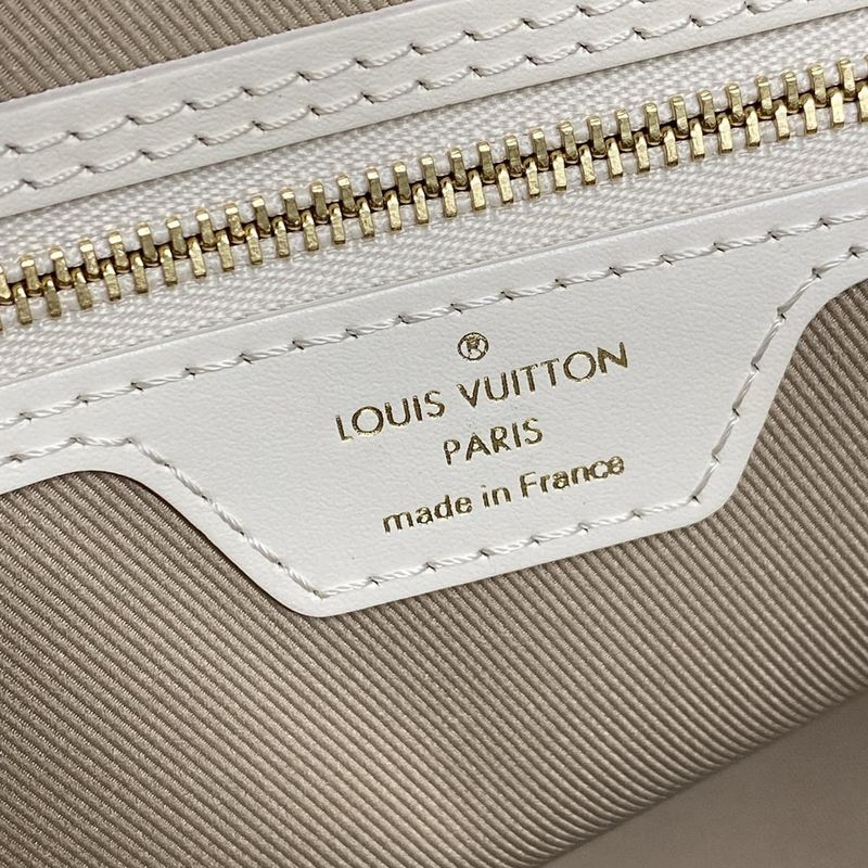 Louis Vuitton Tote Bag By The Pool Neverfull MM M22839 Beige Cotton