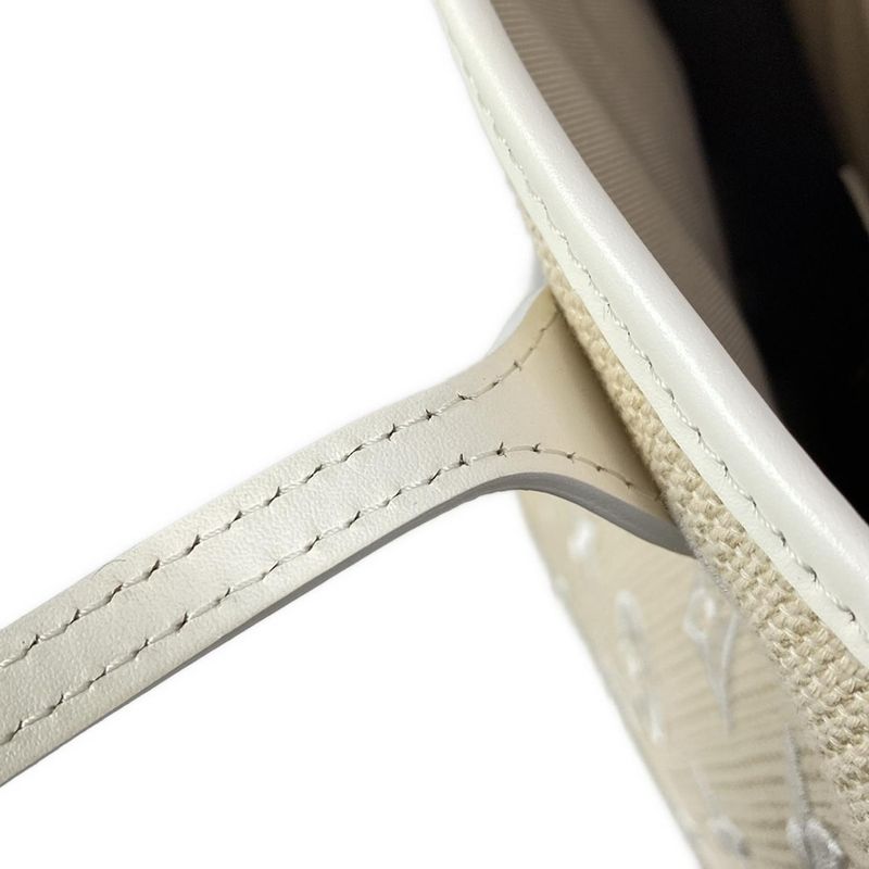 Louis Vuitton Tote Bag By The Pool Neverfull MM M22839 Beige Cotton