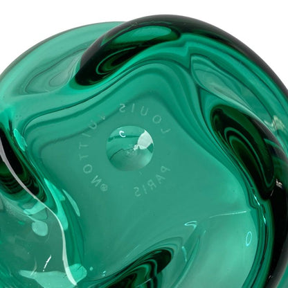 Unused Louis Vuitton Twisted Glass Emerald Pair Glass