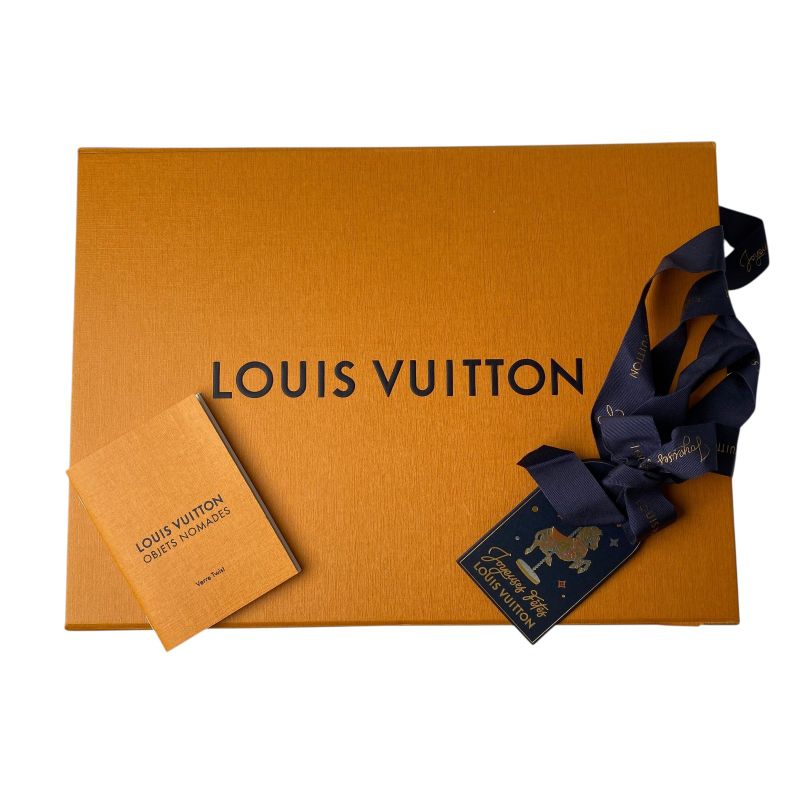 Unused Louis Vuitton Twisted Glass Emerald Pair Glass