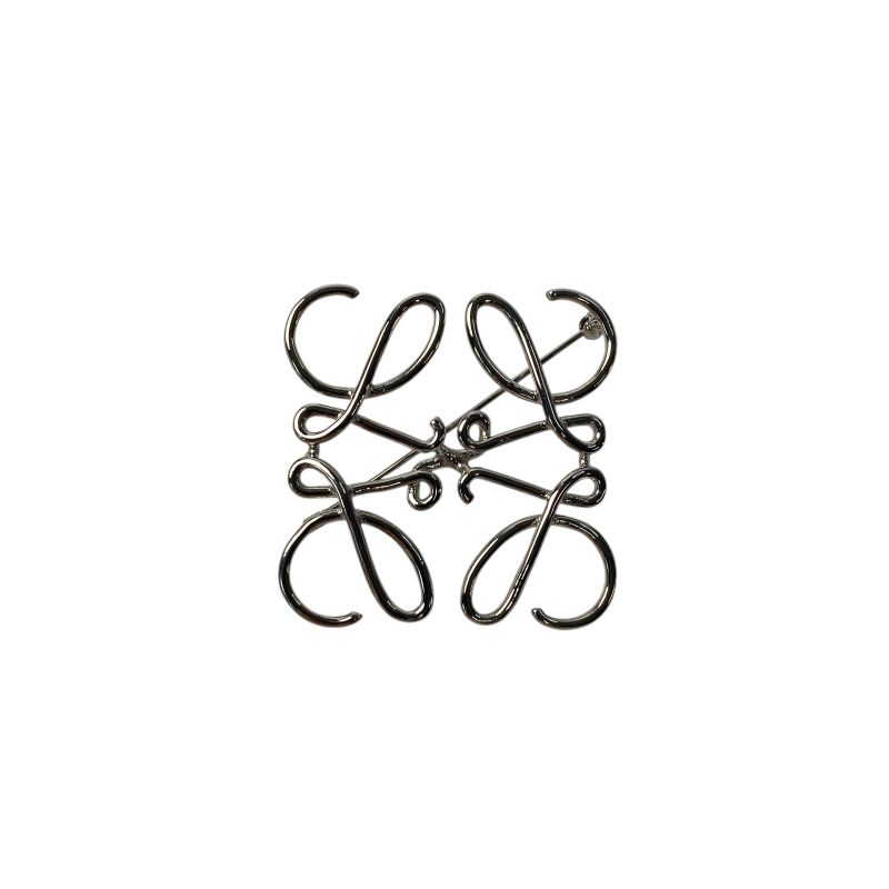 Loewe Women's Anagram Brooch Silver