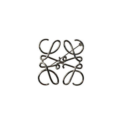 Loewe Women's Anagram Brooch Silver
