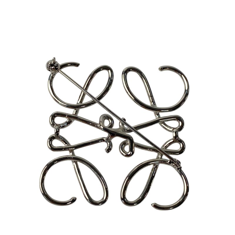 Loewe Women's Anagram Brooch Silver