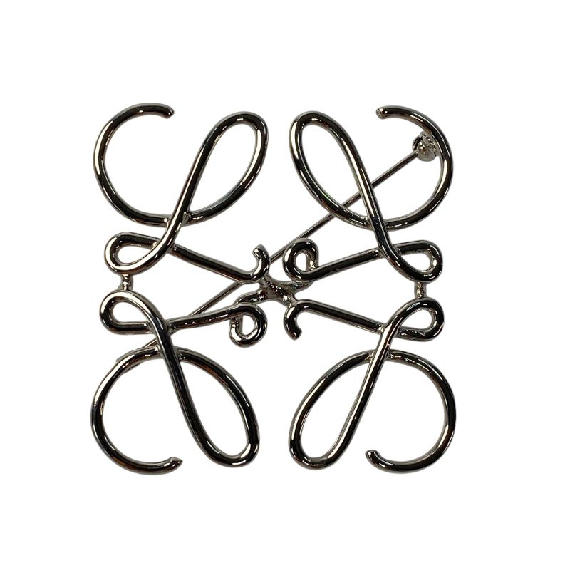 Loewe Women's Anagram Brooch Silver
