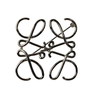 Loewe Women's Anagram Brooch Silver