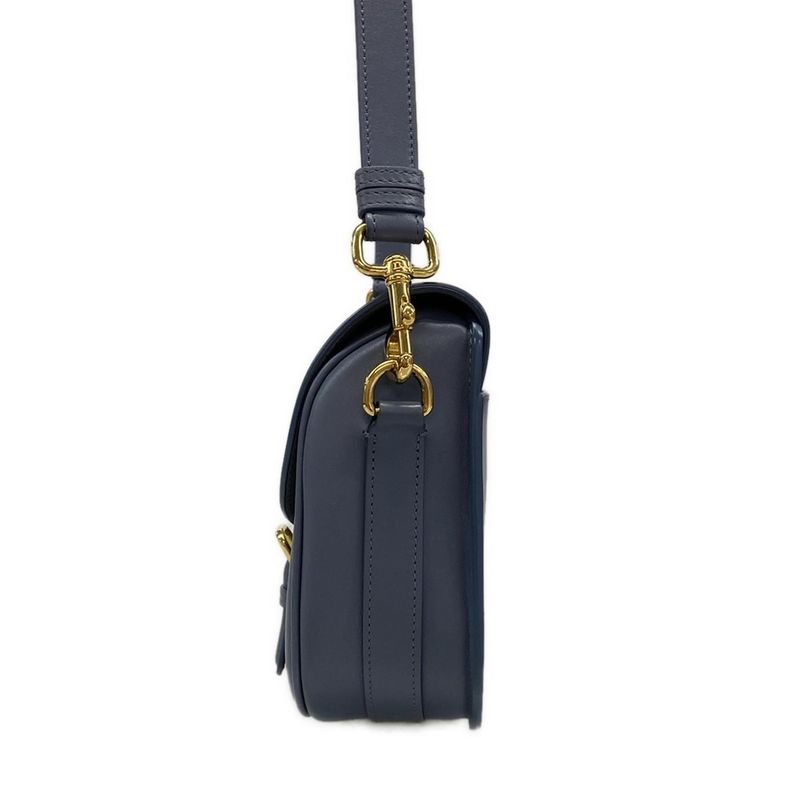 DIOR Christian Dior Shoulder Bag Dior Bobby Medium Bag Blue Gray