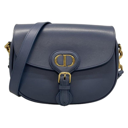 DIOR Christian Dior Shoulder Bag Dior Bobby Medium Bag Blue Gray