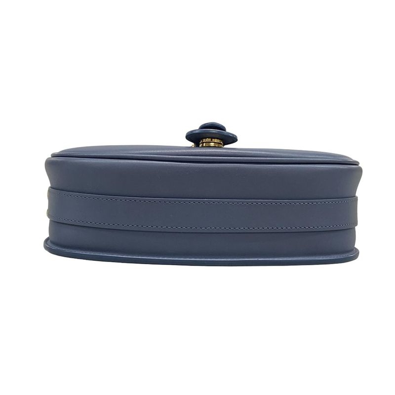 DIOR Christian Dior Shoulder Bag Dior Bobby Medium Bag Blue Gray