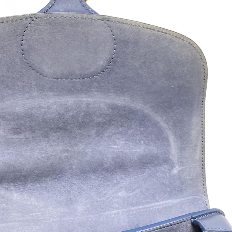 DIOR Christian Dior Shoulder Bag Dior Bobby Medium Bag Blue Gray