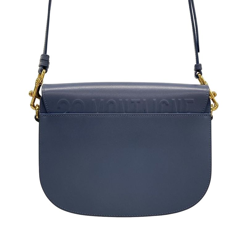 DIOR Christian Dior Shoulder Bag Dior Bobby Medium Bag Blue Gray