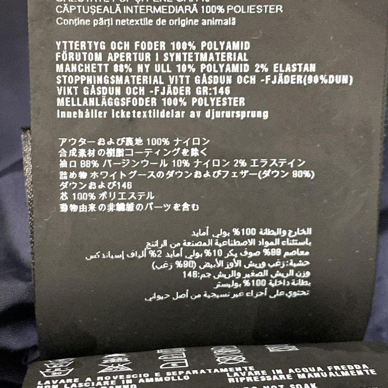 Prada Down Coat Size 40 M Women - Dark Navy Long Sleeves Winter Down