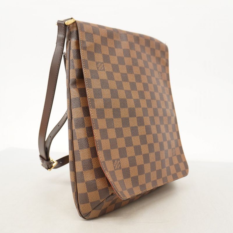 Louis Vuitton Damier Musette N51302 Ebène Women's Shoulder Bag