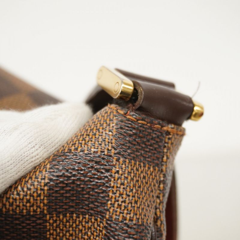 Louis Vuitton Damier Musette N51302 Ebène Women's Shoulder Bag