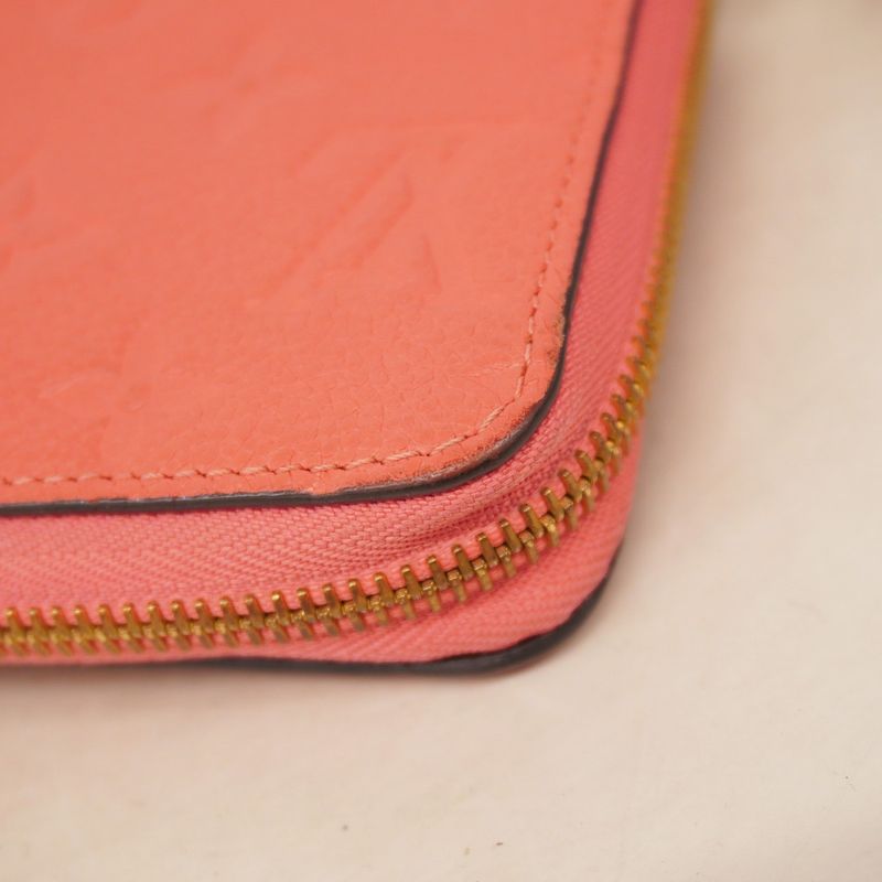 Louis Vuitton Long Wallet Monogram-empreinte Zippy Wallet M61788 Blossom Ladies