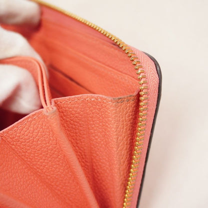 Louis Vuitton Long Wallet Monogram-empreinte Zippy Wallet M61788 Blossom Ladies