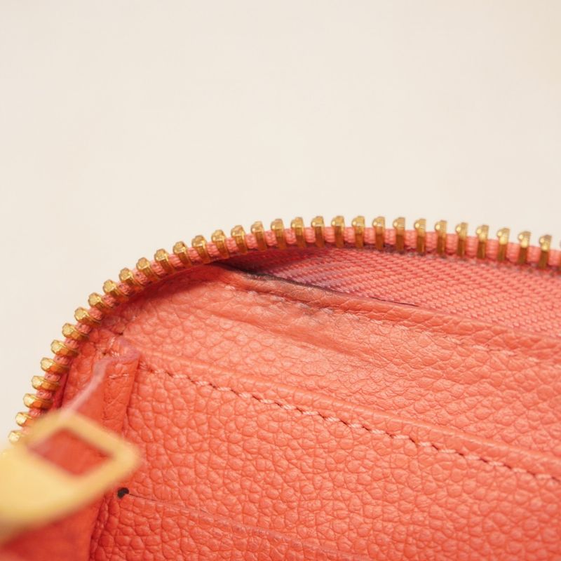 Louis Vuitton Long Wallet Monogram-empreinte Zippy Wallet M61788 Blossom Ladies