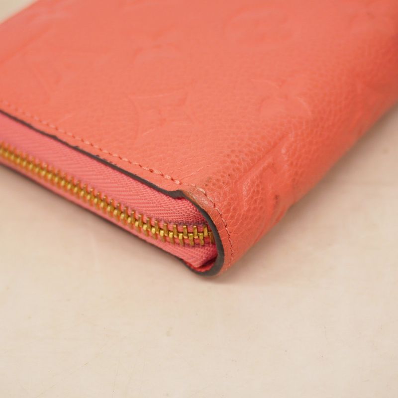 Louis Vuitton Long Wallet Monogram-empreinte Zippy Wallet M61788 Blossom Ladies