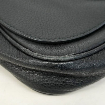 Gucci Shoulder Bag Soho 536224 Leather Black Chien Pan Gold Hardware Women's