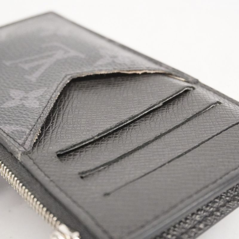 Louis Vuitton Coin Case Taigarama Coin Card Holder M30271 Noir Black Men's