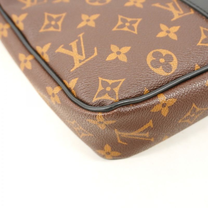 Louis Vuitton Business Bag Monogram Macassar Porte Documents Voyage PM M52005