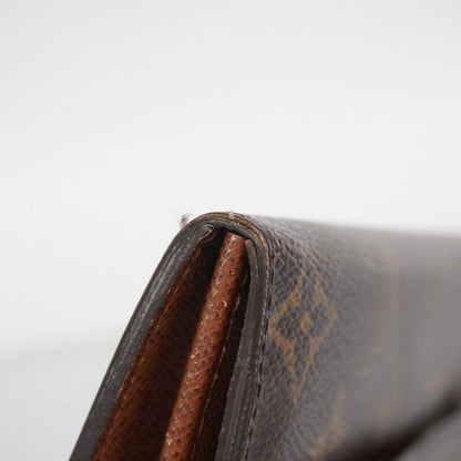 Louis Vuitton Long Wallet Monogram Portefeuille Sarah M61734 Brown Men Women
