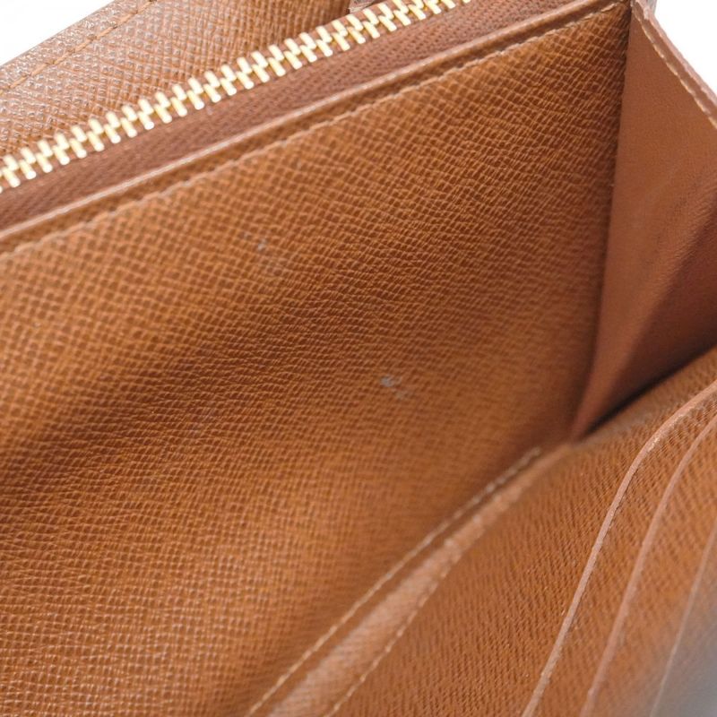 Louis Vuitton Long Wallet Monogram Portefeuille Sarah M61734 Brown Men Women