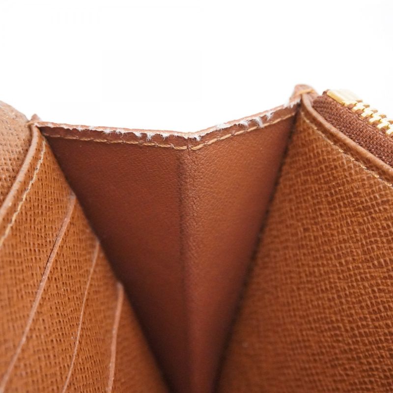 Louis Vuitton Long Wallet Monogram Portefeuille Sarah M61734 Brown Men Women