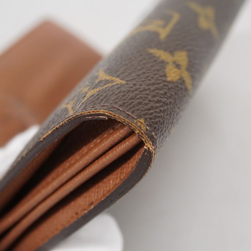 Louis Vuitton Long Wallet Monogram Portefeuille Sarah M61734 Brown Ladies