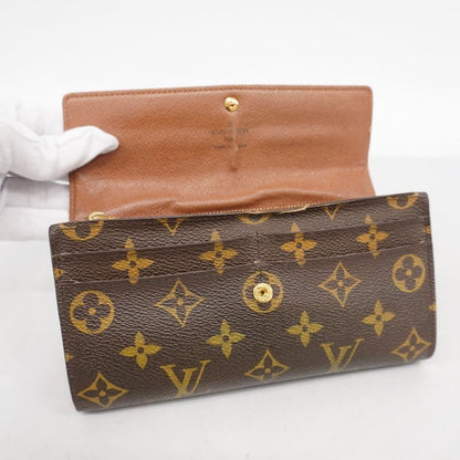 Louis Vuitton Long Wallet Monogram Portefeuille Sarah M61734 Brown Ladies
