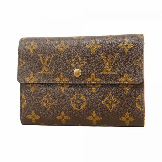 Louis Vuitton Trifold Wallet Monogram Porte-tresor Etui Papier M61202 Brown