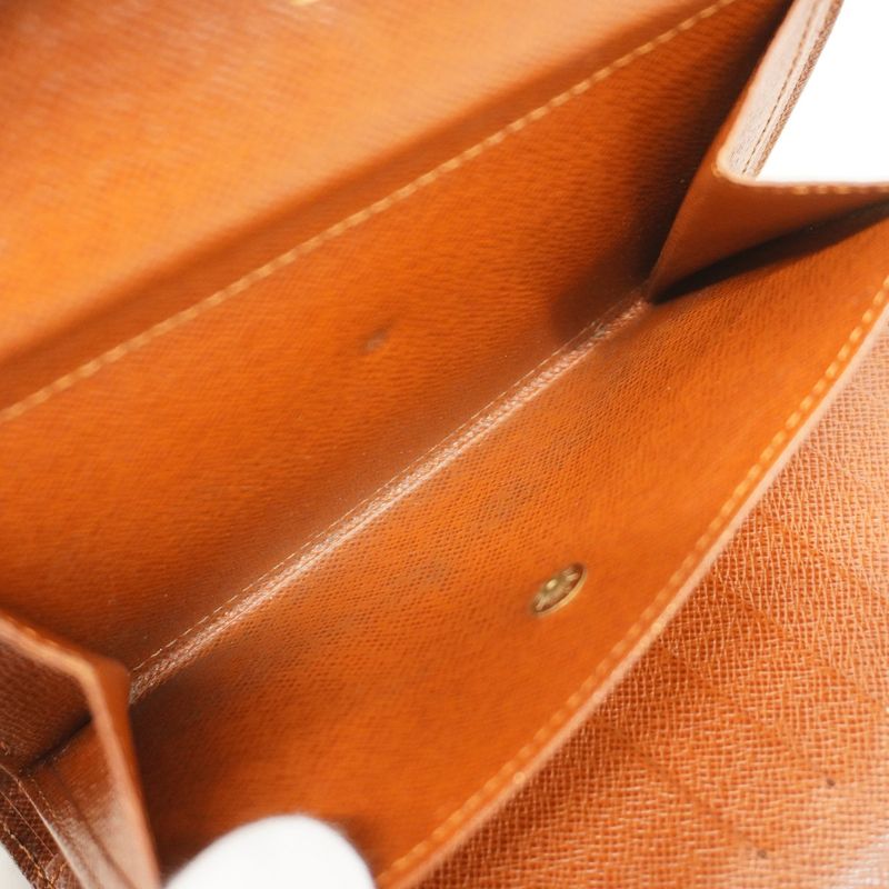 Louis Vuitton Trifold Wallet Monogram Porte-tresor Etui Papier M61202 Brown