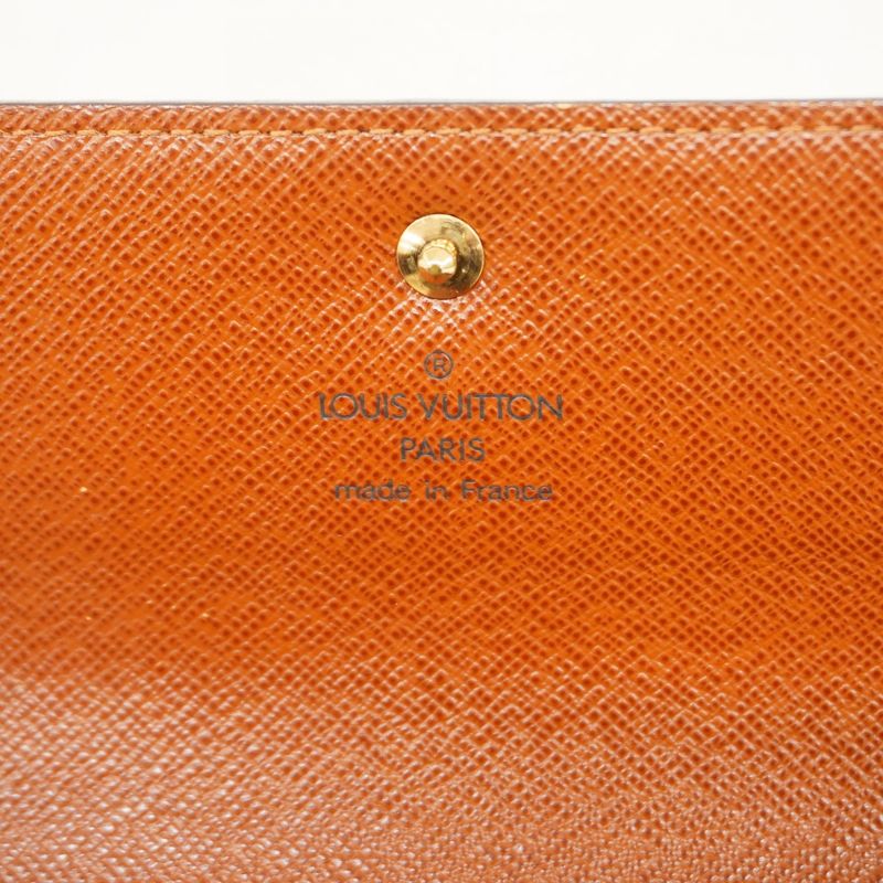 Louis Vuitton Trifold Wallet Monogram Porte-tresor Etui Papier M61202 Brown