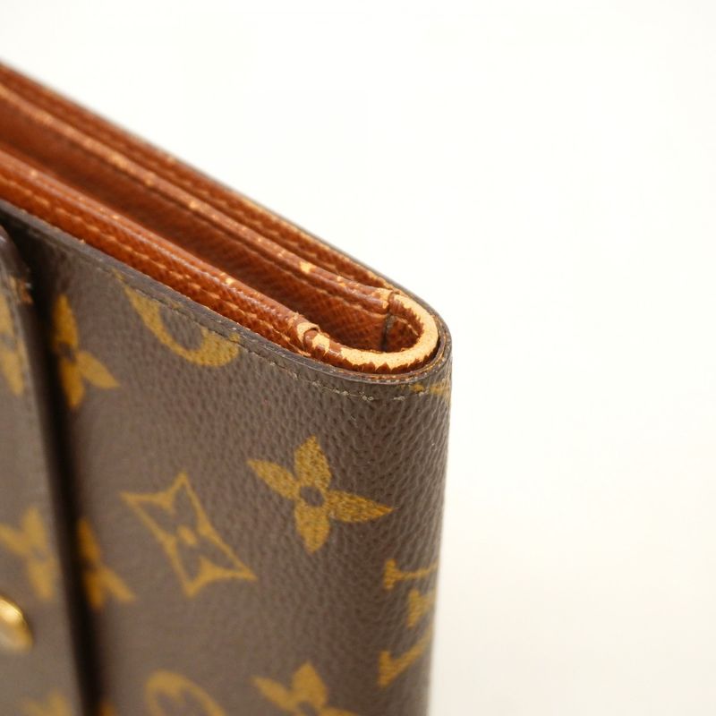Louis Vuitton Trifold Wallet Monogram Porte-tresor Etui Papier M61202 Brown