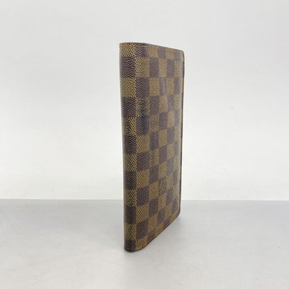 Louis Vuitton Long Wallet Damier Portefeuille Brazza N60017 Ebène Men's