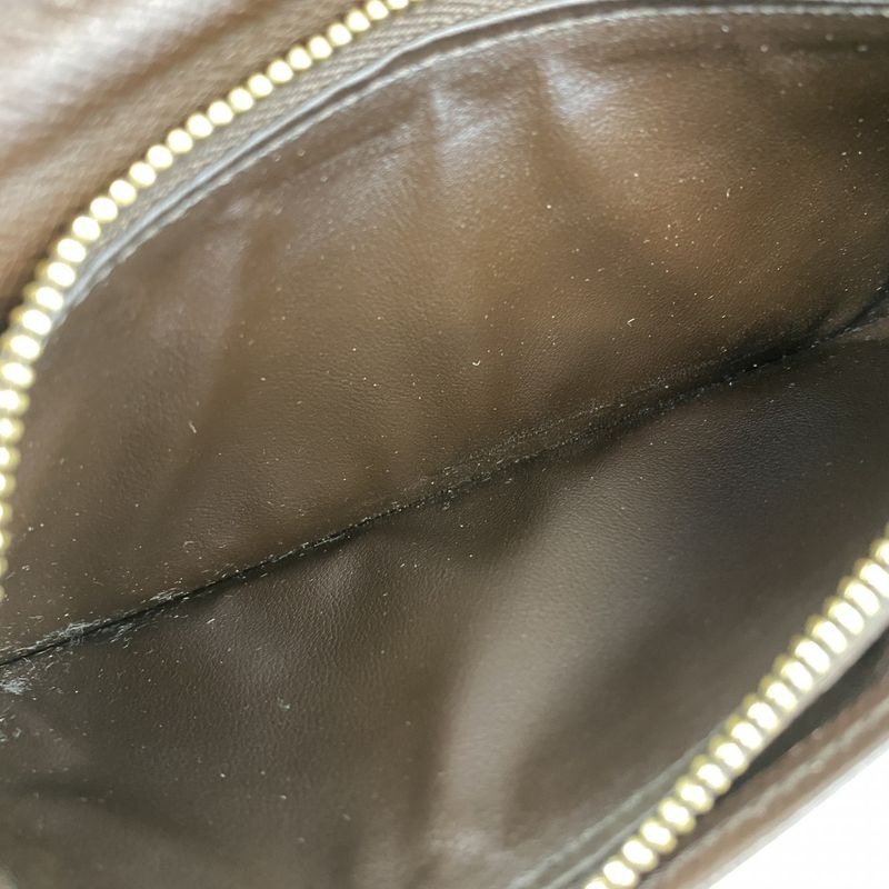 Louis Vuitton Long Wallet Damier Portefeuille Brazza N60017 Ebène Men's