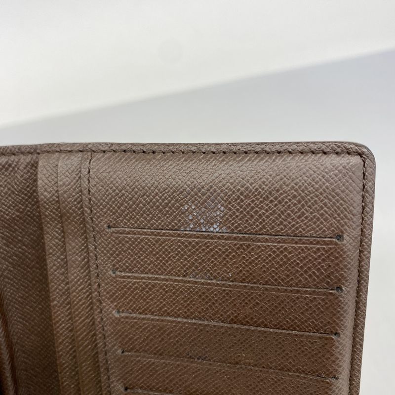 Louis Vuitton Long Wallet Damier Portefeuille Brazza N60017 Ebène Men's