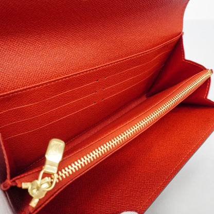 Louis Vuitton Long Wallet Monogram Groom Portefeuille Sarah M60034 Rouge Women