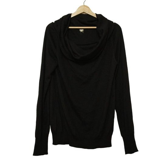 Hermes Long Sleeve Sweater Size XL Women - Sw003 Black