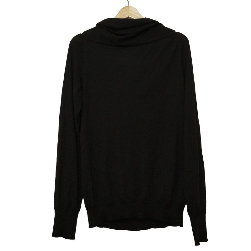 Hermes Long Sleeve Sweater Size XL Women - Sw003 Black