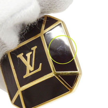 Louis Vuitton Key Holder Women'S Men'S Brand Portocre Cabochon Gold Black