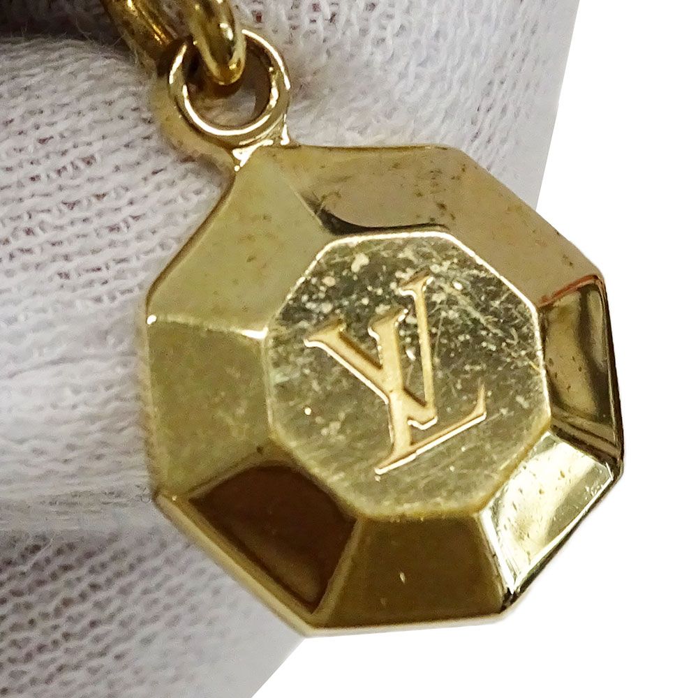 Louis Vuitton Key Holder Women'S Men'S Brand Portocre Cabochon Gold Black