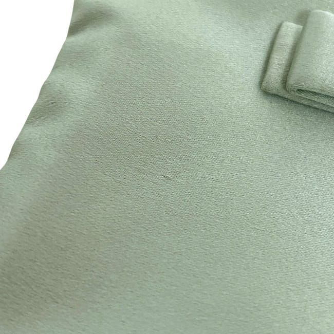 Prada Pouch Light Green Satin Preowned 210 Prada Ribbon