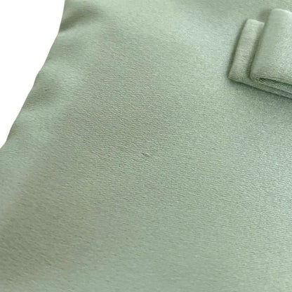 Prada Pouch Light Green Satin Preowned 210 Prada Ribbon