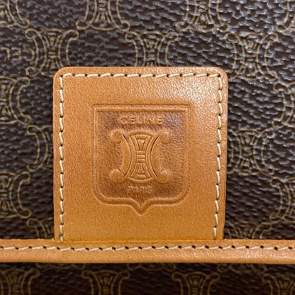 Celine Bifold Clasp Long Wallet Brown Macadam Wallet Clasp PVC