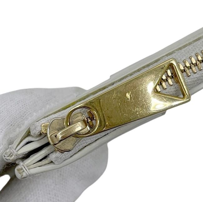 Bottega Veneta Coin Case White Cassette 679843 Coin Purse